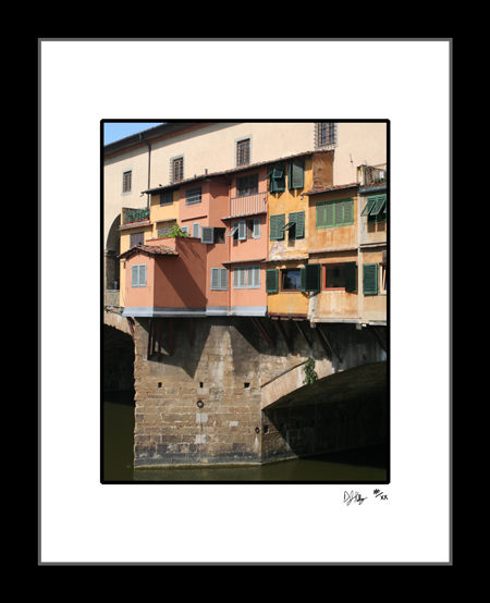 Hanging Shops - Ponte Vecchio (FlorencePonteVecchio001) - Damian Kolbay Photography