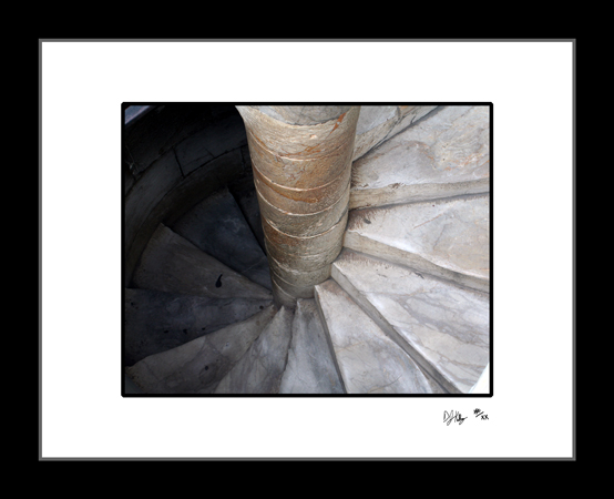 Leaning Stairs - Pisa, Italy (PisaTowerSteps001) - Damian Kolbay Photography