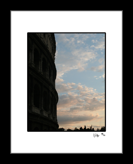 Sunsets on History - Rome, Italy (RomeColoSunset003) - Damian Kolbay Photography