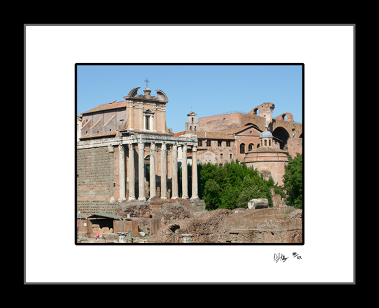 Temple of Antoninus and Faustina  - Rome, Italy (RomeForum004) - Damian Kolbay Photography