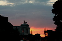 Sunset over Vittorio Emanuele Monument - Damian Kolbay Photography