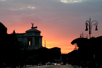Sunset Via dei Fori Imperiali II - Damian Kolbay Photography