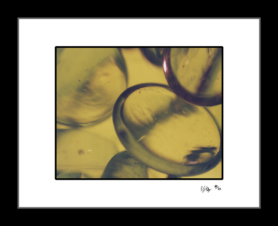 Floating Green Marbles - Vase Study (VaseGreen001) - Damian Kolbay Photography