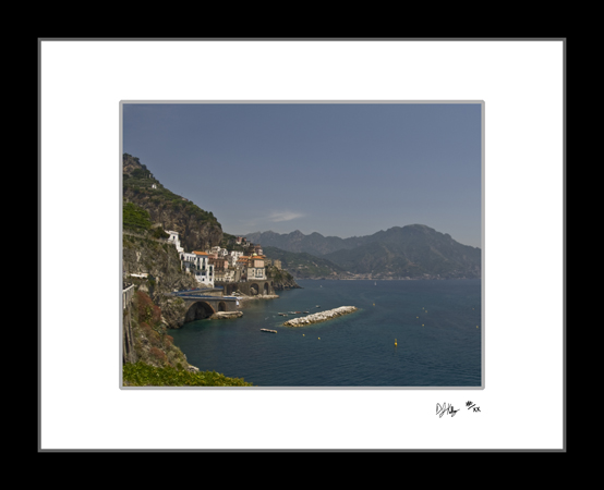 From the Sea to the Mountains - Amalfi, Italy (6666_AmalfiBreakwater) - Damian Kolbay Photography