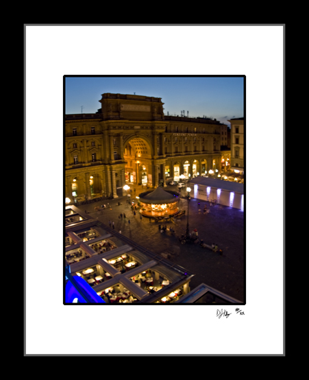 Piazza della Repubblica - Florence, Italy (6697_FlorenceRebulico2) - Damian Kolbay Photography