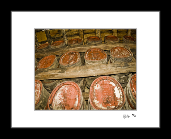 Wine Barrels 1 - Poppiano, Italy (6735_PoppianoBarrel1) - Damian Kolbay Photography