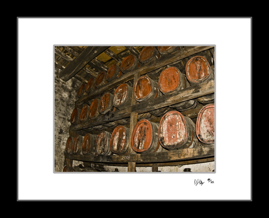 Wine Barrels 3 - Poppiano, Italy (6740_PoppianoBarrel3) - Damian Kolbay Photography