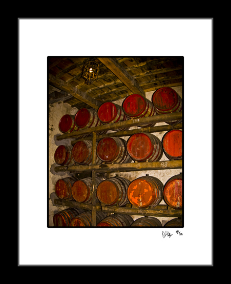 Wine Barrels 6 - Poppiano, Italy (6743_PoppianoBarrel6) - Damian Kolbay Photography