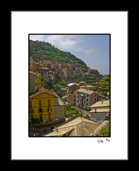 Corniglia - Cinque Terre, Italy (6833_CornigliaAbove) - Damian Kolbay Photography