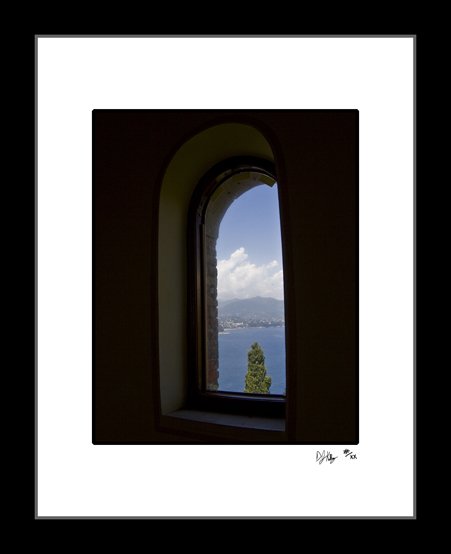 From the Window - Portofino, Italy (7156_PortofinoWindow) - Damian Kolbay Photography