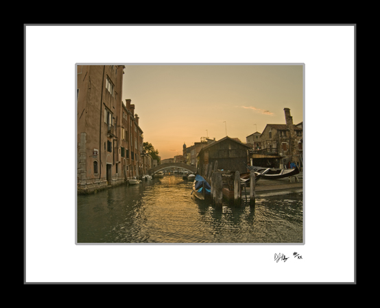 Gondola Boatyard 2 - Venice, Italy (7229_Boatyard2) - Damian Kolbay Photography