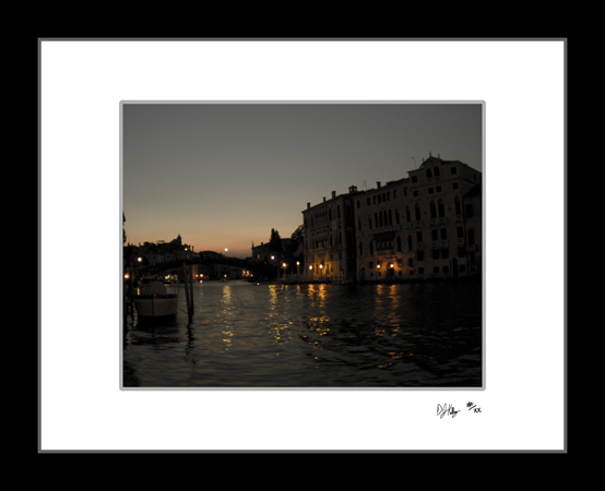 Darkness on the Grand Canal - Venice, Italy (7264_DarkGrandCanal) - Damian Kolbay Photography