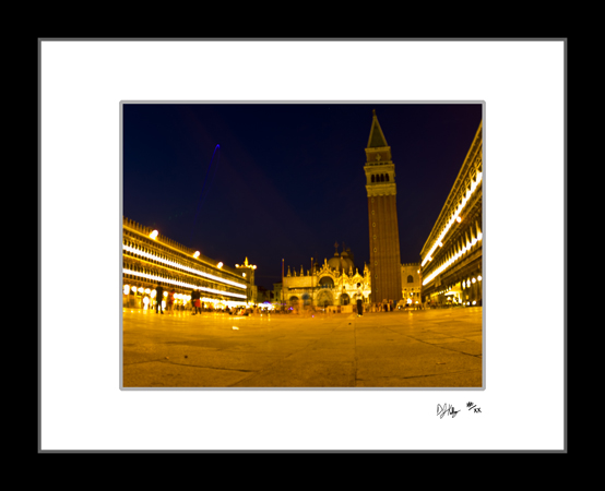 Piazza San Marco at Night - Venice, Italy (7275_NightSanMarco1) - Damian Kolbay Photography