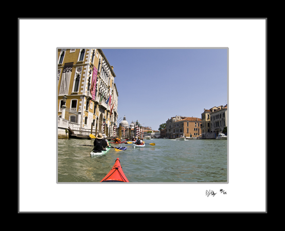 Kayaks on the Water - Venice, Italy (7324_Kayaks) - Damian Kolbay Photography