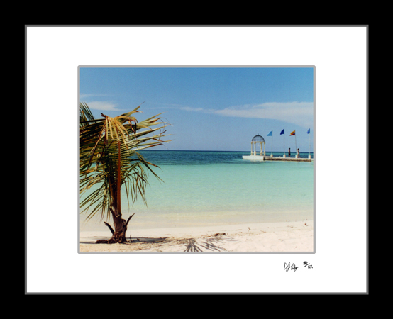 Beach Gazebo - Montego Bay Jamaica (JamaicaGazebo002) - Damian Kolbay Photography