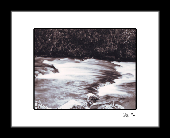 Shallow Rapids - Smoky Mountains River (SmoothRiverIFF001) - Damian Kolbay Photography